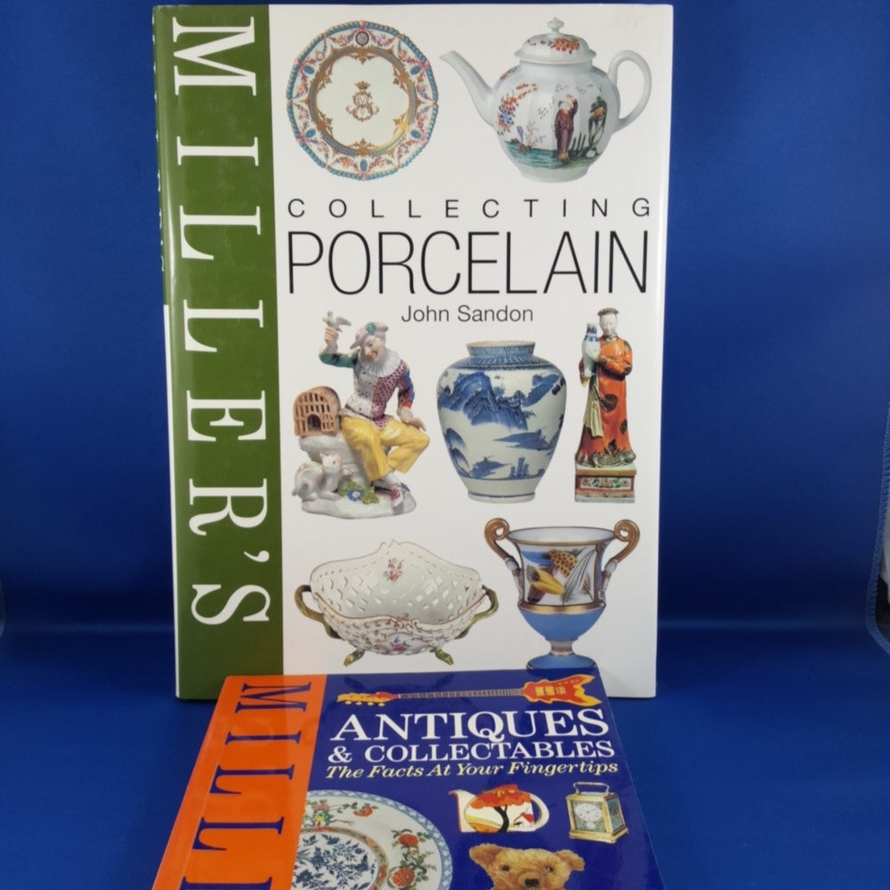 Miller's Antiques Collectables Lot of 2 Books, Porcelain Antiques Collecting